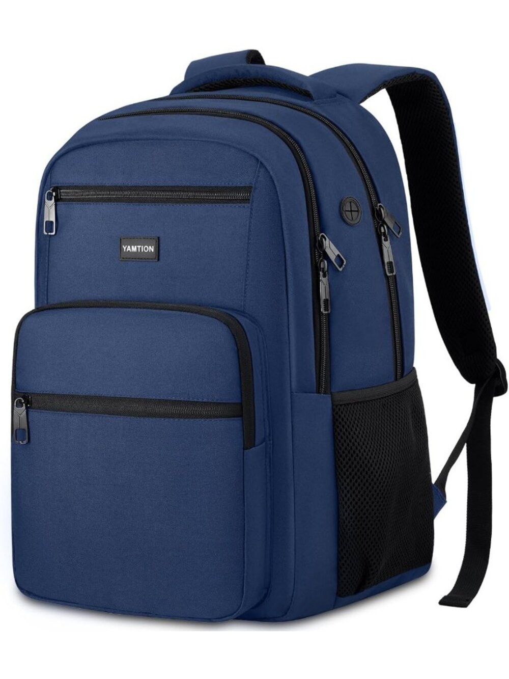 Stylish Black Laptop Backpack for School, Work & Travel - Fits 15.6" Laptops